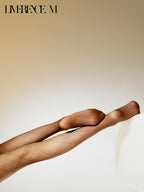 “Elegance” 雅致 — 菱形镂空编织丝滑长袜