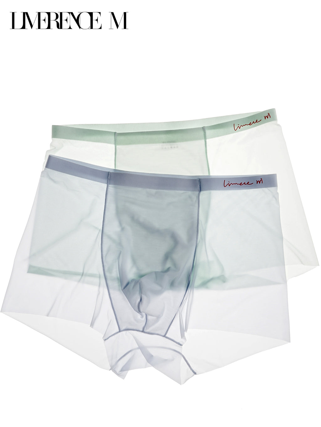 "Nice0.01" — 55g Ultra-thin, Cool-touch, 7A Anti-bacterial Men's Boxer Briefs, 3-pack