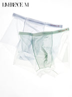 "Nice0.01" — 55g Ultra-thin, Cool-touch, 7A Anti-bacterial Men's Boxer Briefs, 3-pack