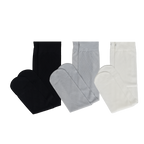 Graceline 8D black white and gray knee-high sock color options