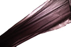 Close-up of Prism 15D burgundy sheer stretch fabric