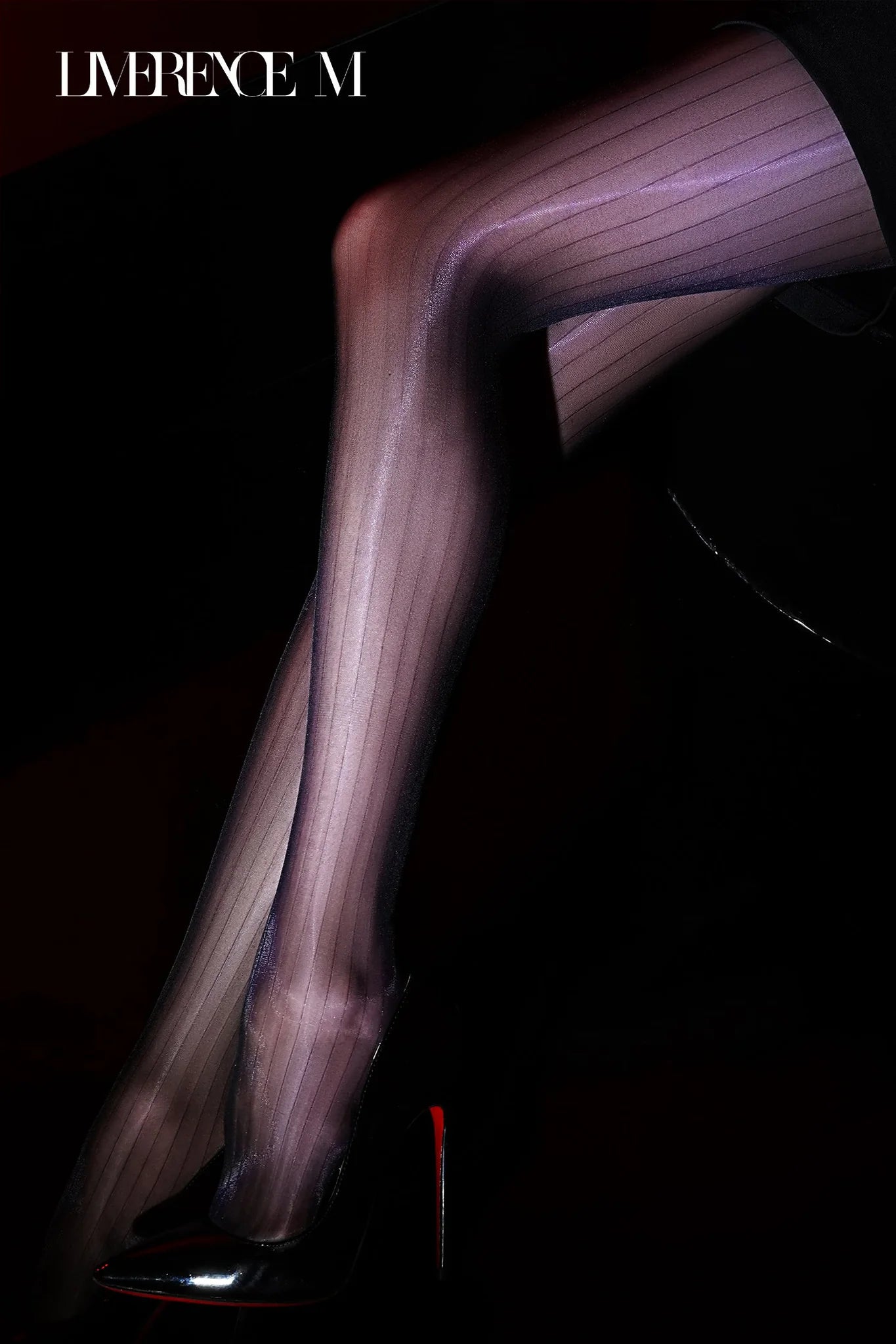 Prism 3D Vertical-Stripe Pantyhose product image 10