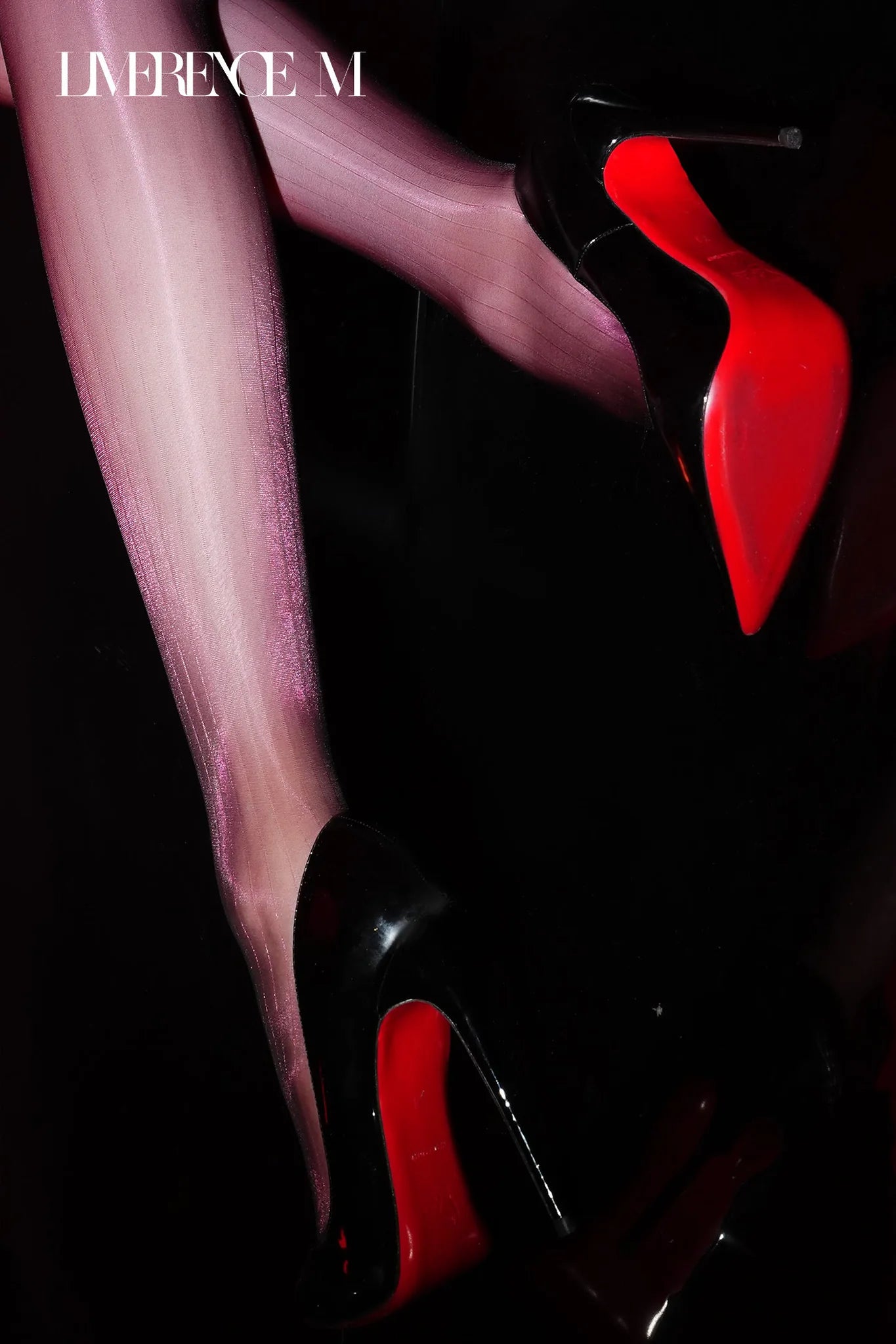Prism 3D Vertical-Stripe Pantyhose product image 5